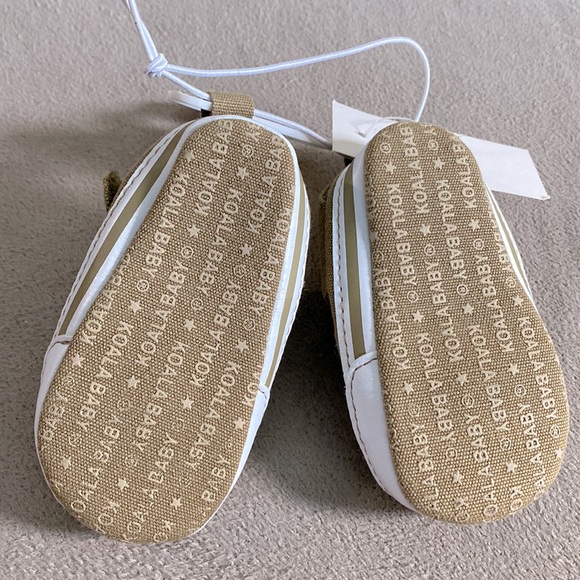 NWT Toys R US Koala Kids Baby Boy's Textile Khaki Sandals Tan Shoes Size 1 !! - Picture 3 of 8